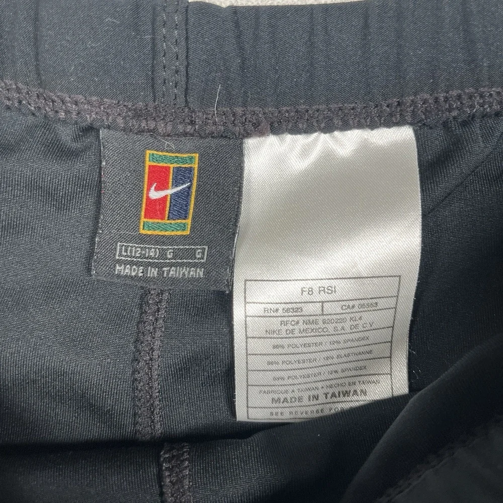 Vtg Nike Shorts Tennis Pickleball Athletic Ball Pocket Swoosh 90s Youth L(12-14)